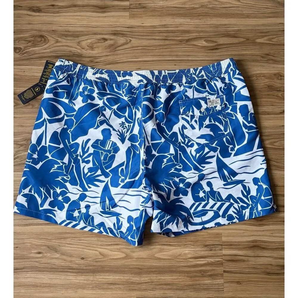 Polo Ralph Lauren Men's 5XL Big Traveler Classic Swim Trunks Size 5XB